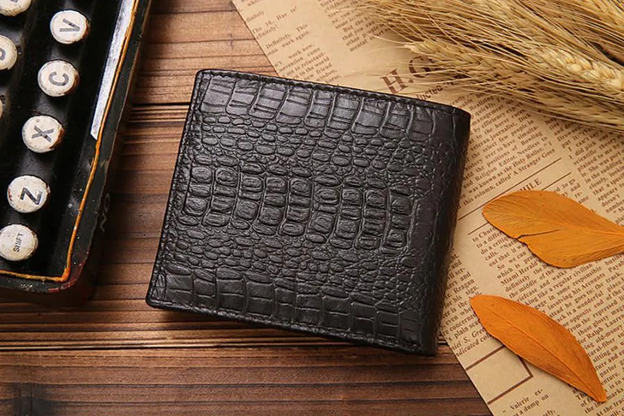 Men's Short Leather Wallet/ Card Case