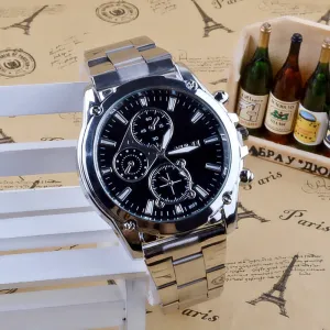 Men's Stainless Steel Dress Watch