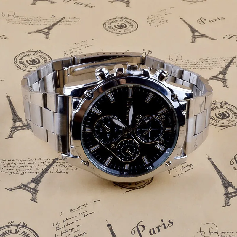 Men's Stainless Steel Dress Watch