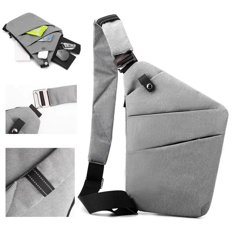 Men's Ultra Thin Anti-Theft Small Chest Bag Mini Cross Body