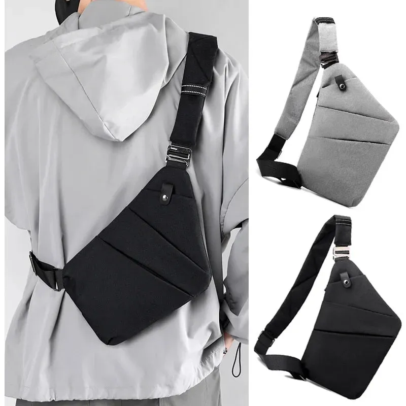 Men's Ultra Thin Anti-Theft Small Chest Bag Mini Cross Body