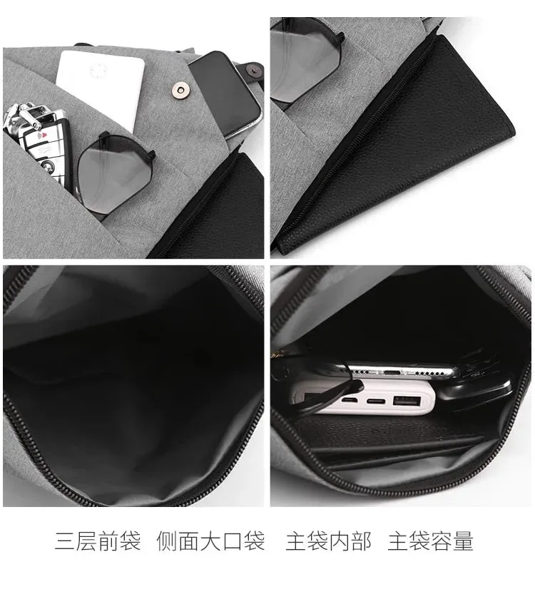 Men's Ultra Thin Anti-Theft Small Chest Bag Mini Cross Body