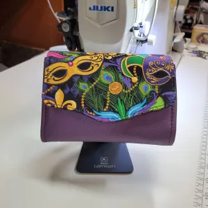 Mini Necessary Clutch Wallet - Mardi Gras