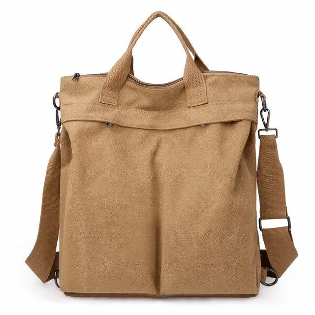 Multi-Function Large Female Backpack Women's Canvas Backpacks Designer Unisex Casual Large Capacity Ladies Travel Bag Mochila
