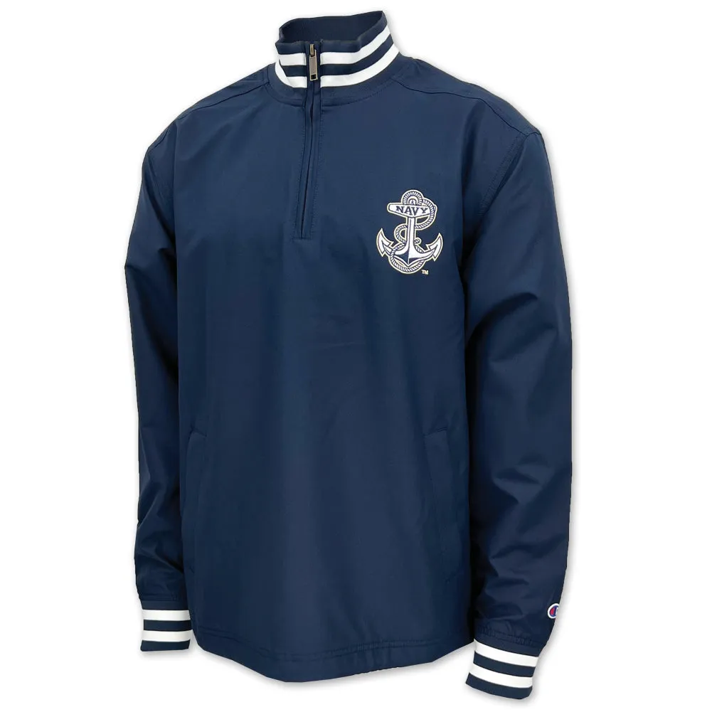 Navy Anchor Champion Men's Trooper Jacket (Navy)