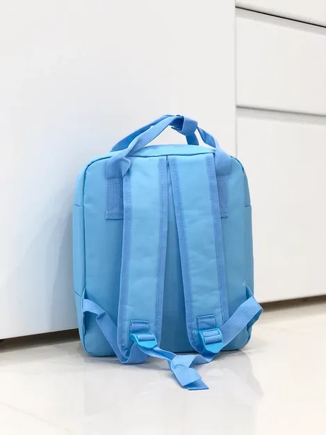 (Navy) Personalised Name Twin Handle Backpack