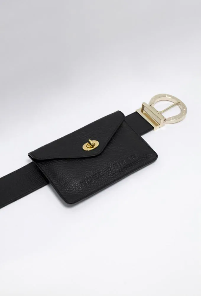 Noel Asmar Belt Purse (Gold Accents)