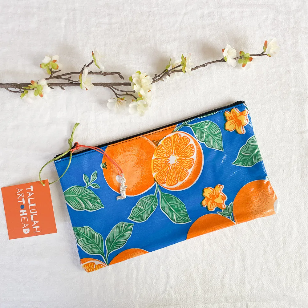 Oilcloth Zipper Pouch