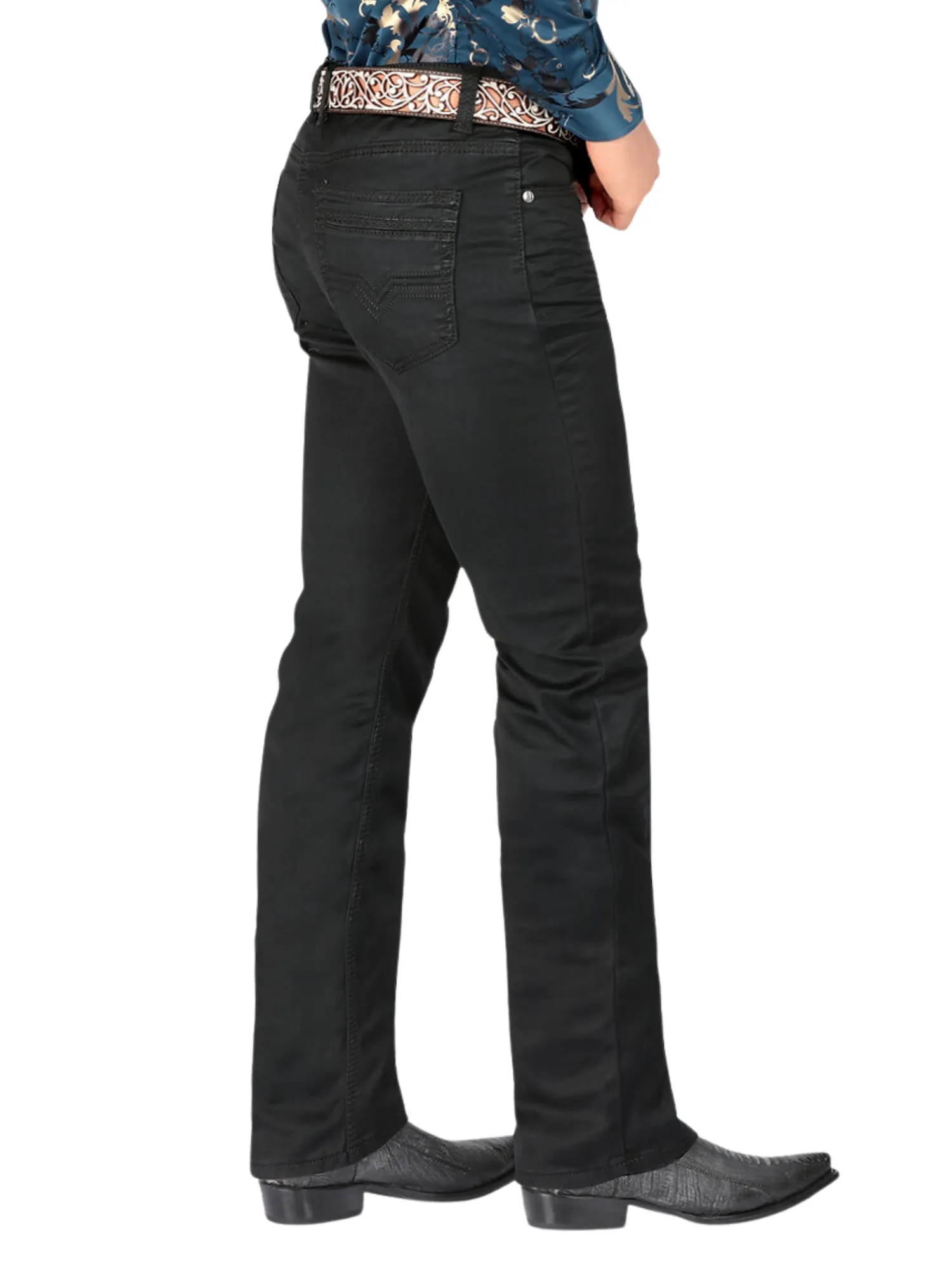Pantalon Vaquero de Mezclilla Stretch para Hombre 'Montero' - ID: 5601