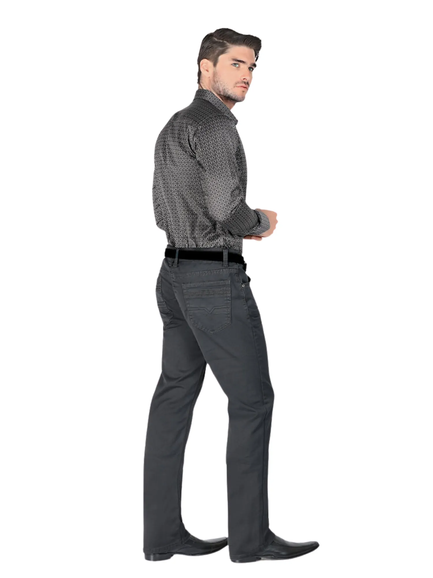 Pantalon Vaquero de Mezclilla Stretch para Hombre 'Montero' - ID: 5601