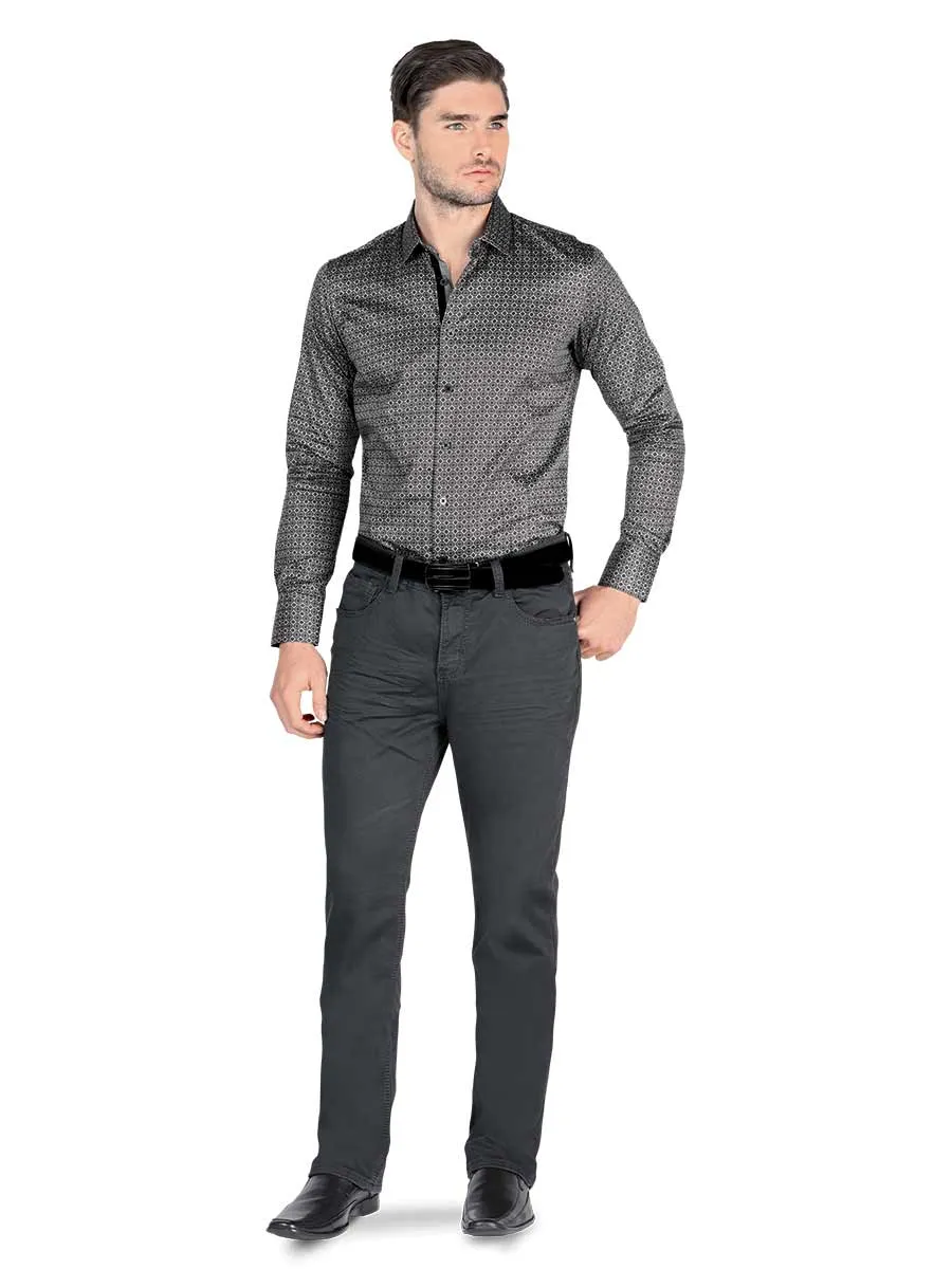 Pantalon Vaquero de Mezclilla Stretch para Hombre 'Montero' - ID: 5601