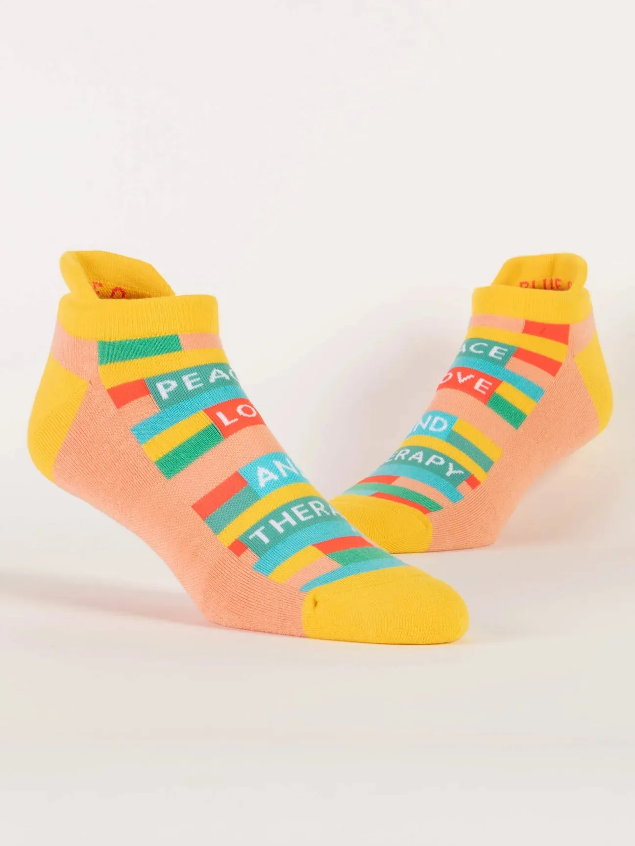 Peace Love & Therapy Sneaker Socks L/XL