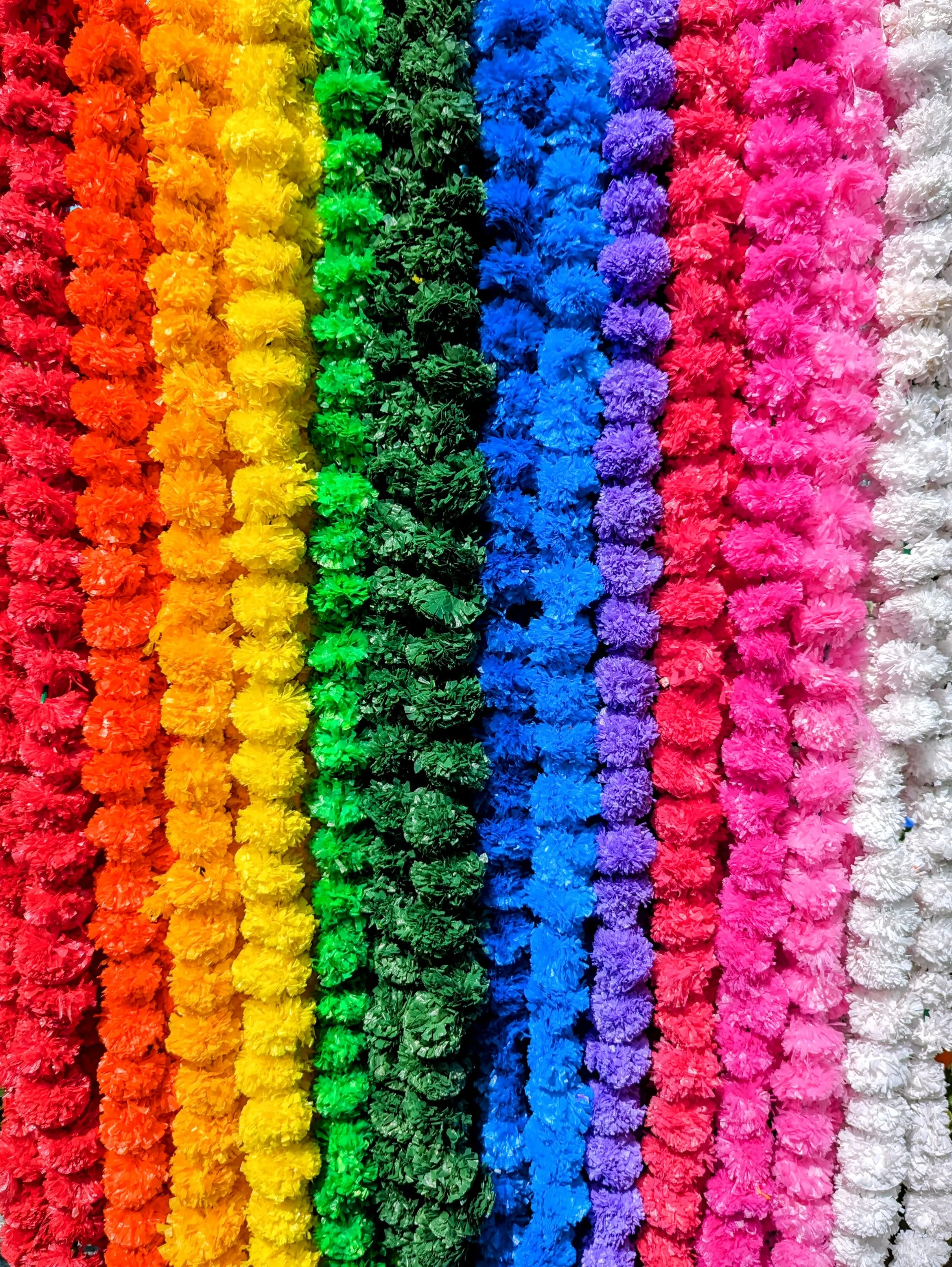 Pompom garlands