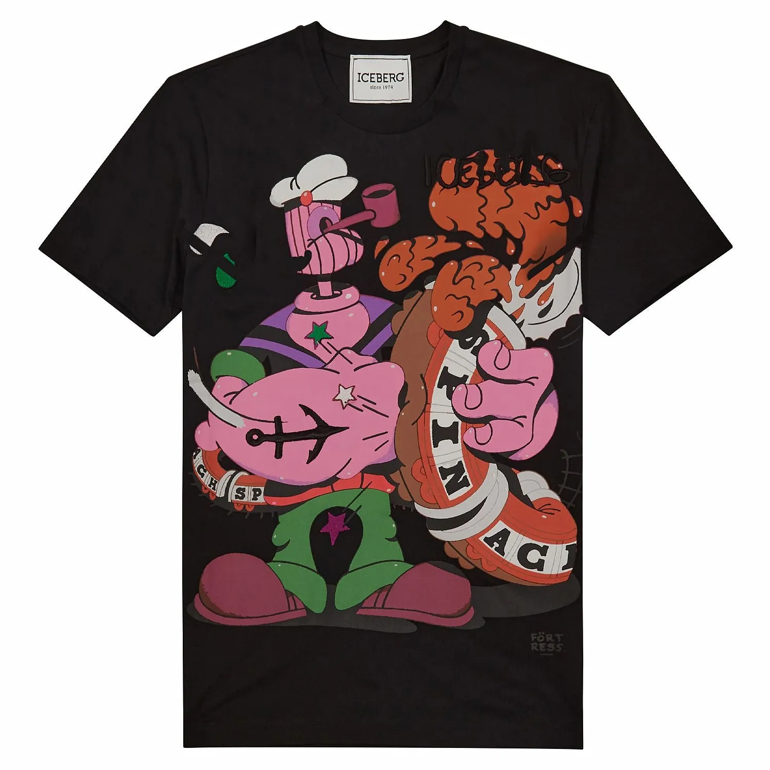 Popeye Fort Ress Tee - Black