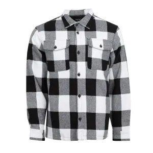 Quilted Lined Flannel Shirt Jacket - Mens