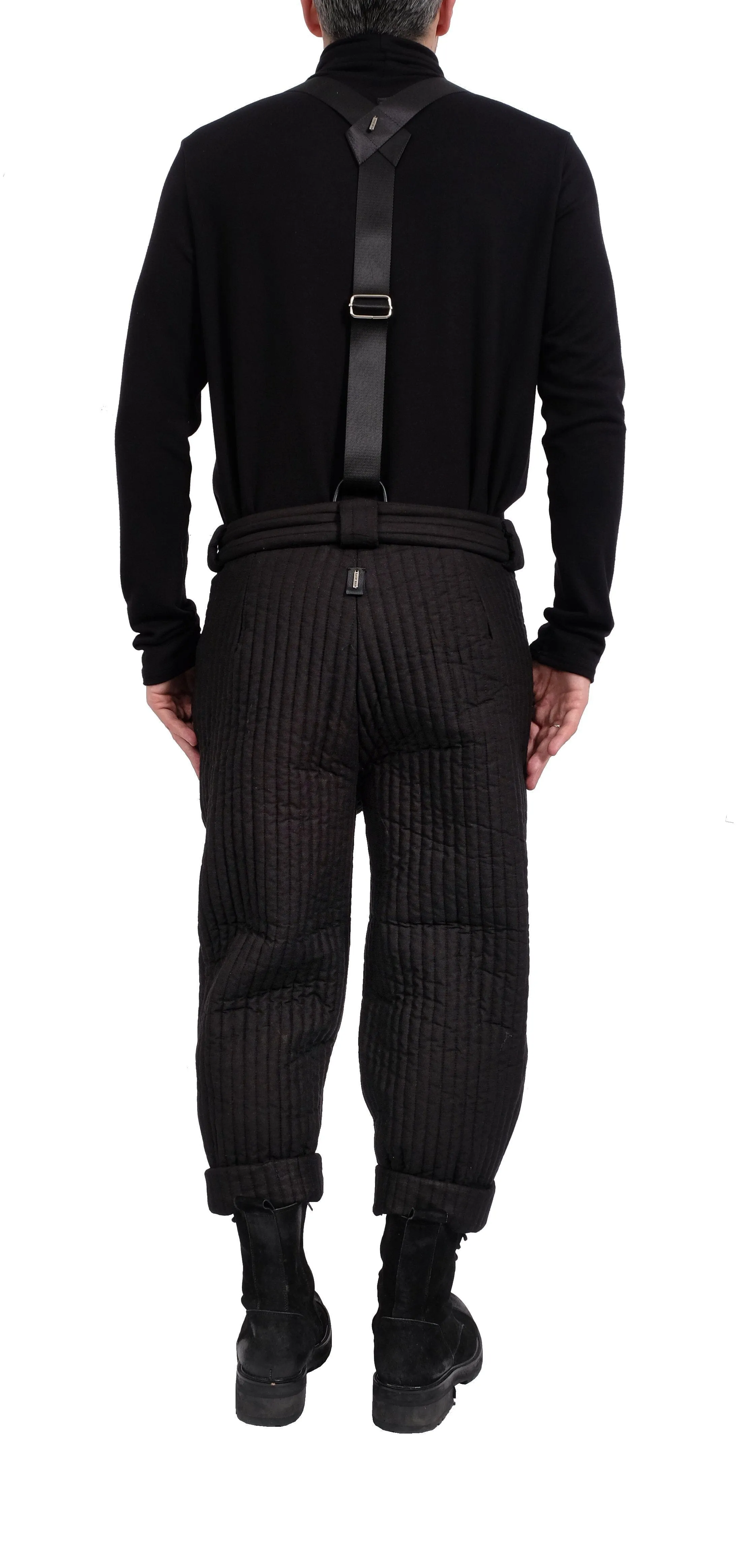 Quilted Pants with Braces