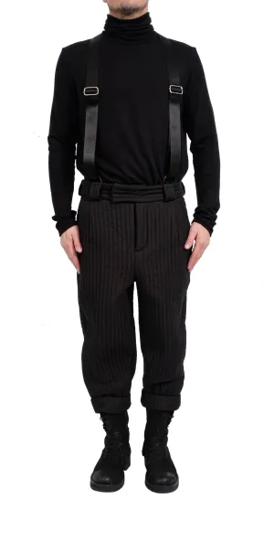 Quilted Pants with Braces