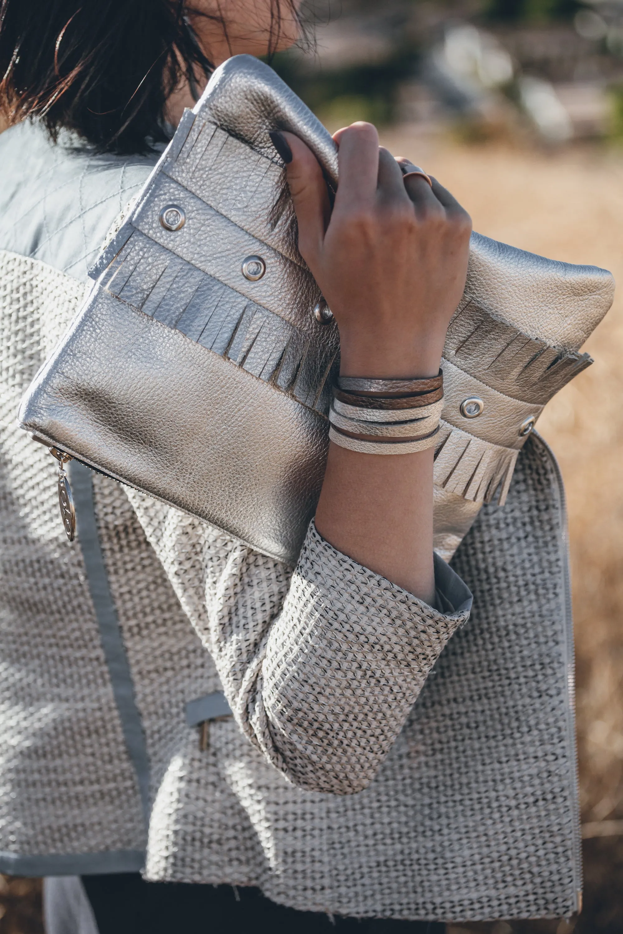 "Franny" pouch/clutch