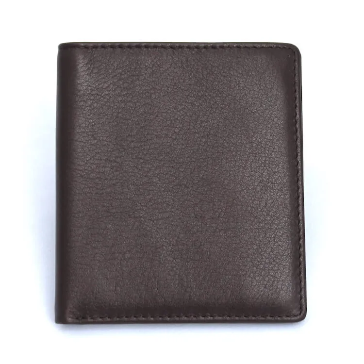 RFID ID Bifold Leather Wallet