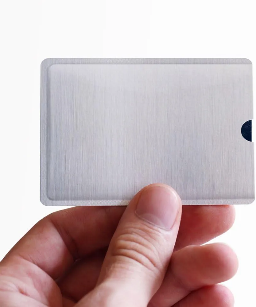 RFID Sleeve Anti Theft 4 Credit Card & 2 Passport Wallet
