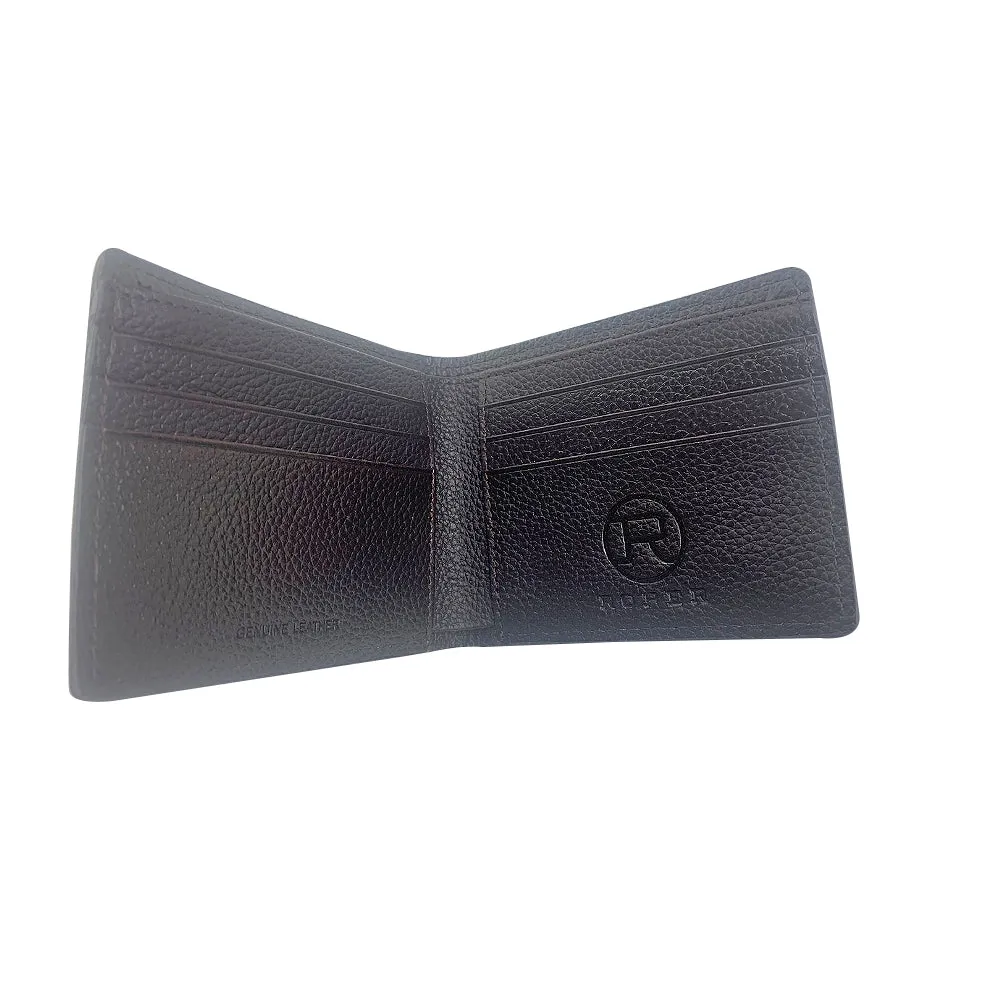 Roper Wallet Bi Fold Tooled Yoke Brown