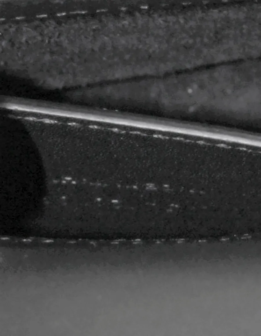 Saint Laurent Silver/Black Glitter Leopard Small Monogram Kate Crossbody