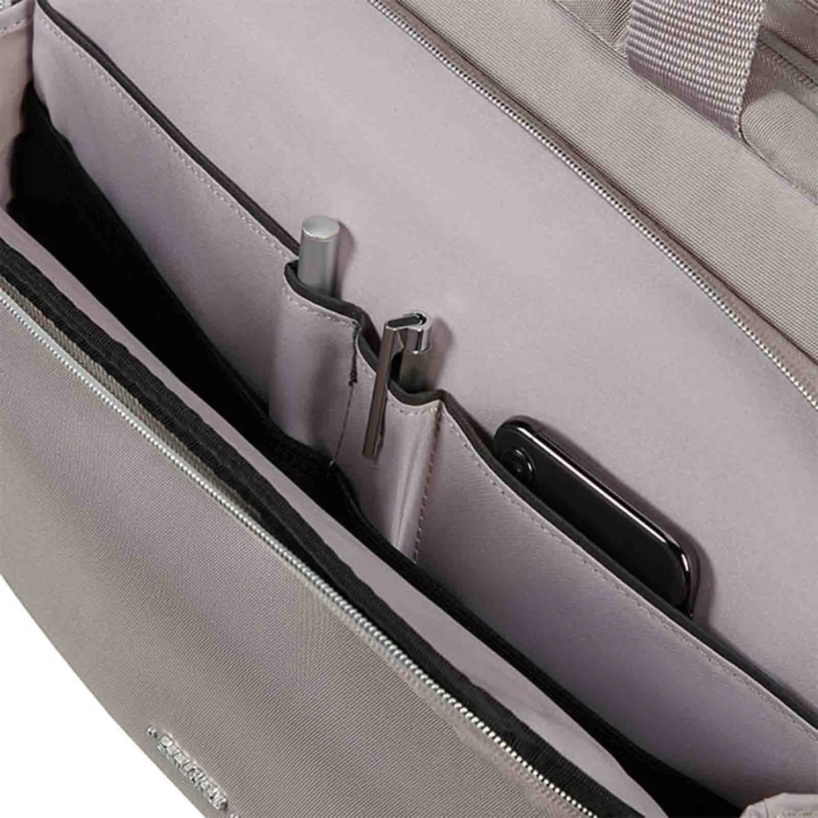 Samsonite Guardit Classy 15.6 Inch Laptop Bailhandle Stone Grey
