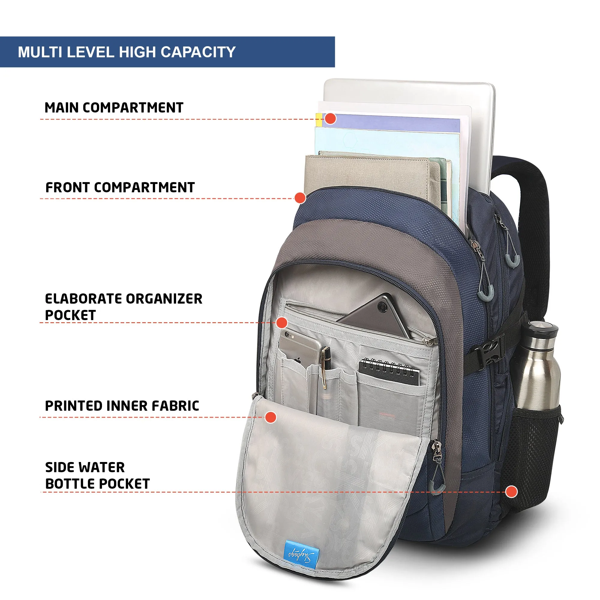 Skybags Chester Plus  Laptop Backpack