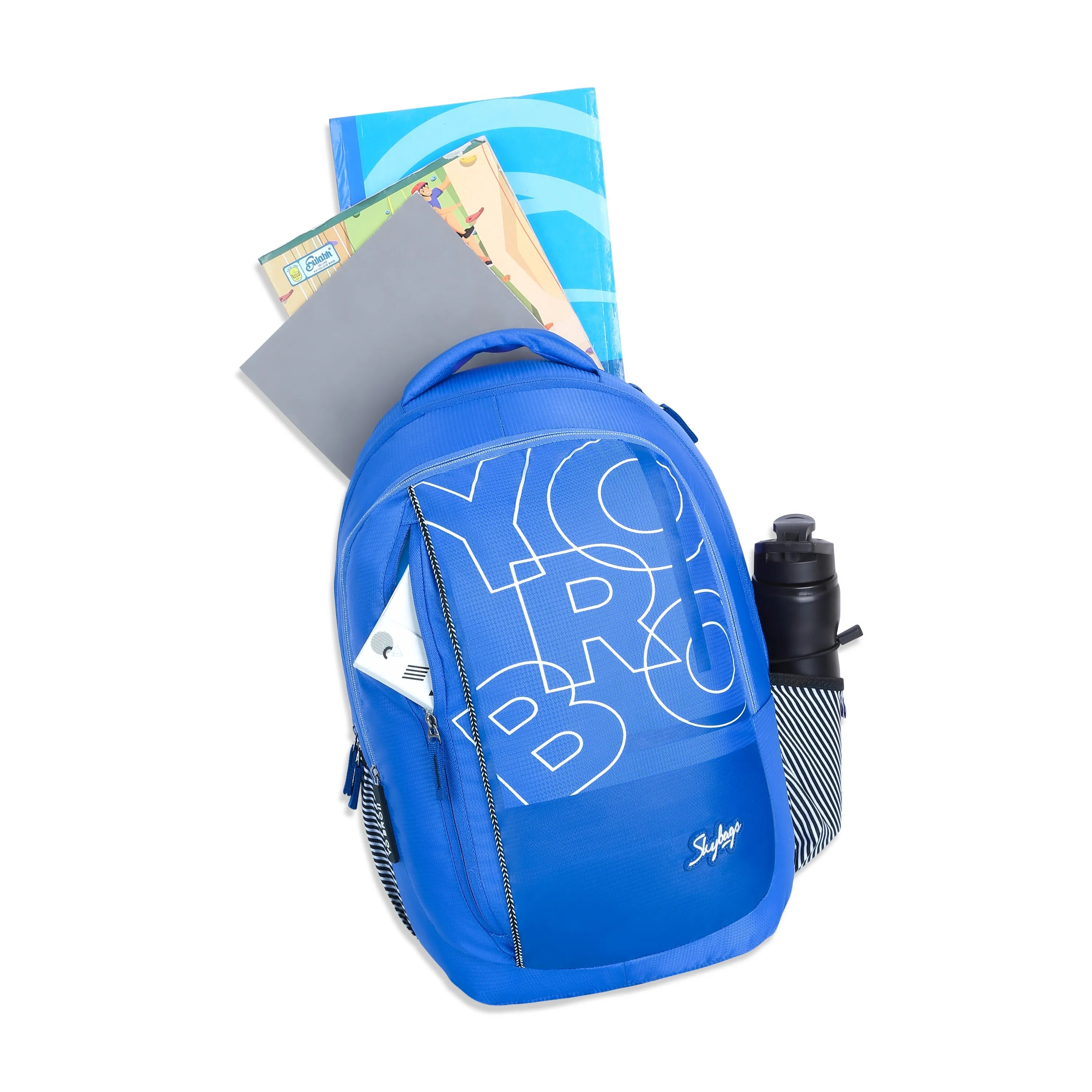 Skybags KLAN 04 SCHOOL BACKPACK BLUE