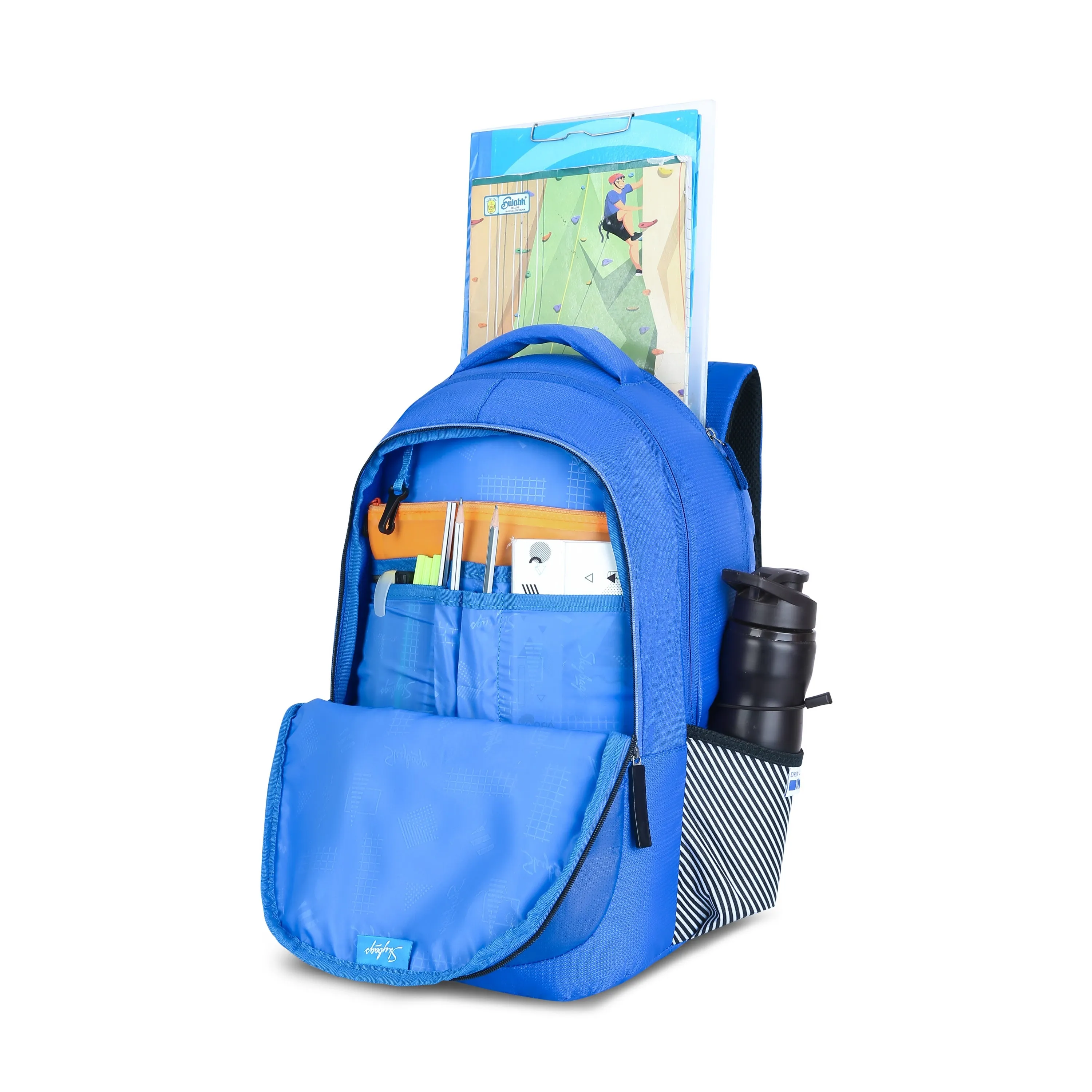 Skybags KLAN 04 SCHOOL BACKPACK BLUE