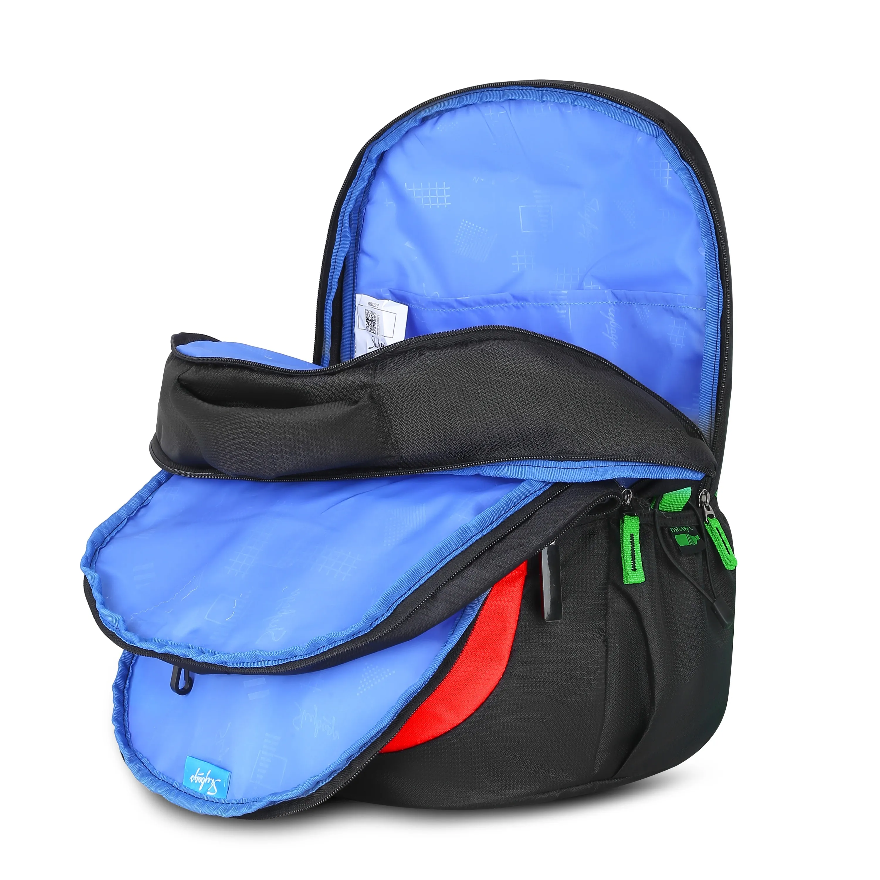Skybags KLAN 05  SCHOOL BACKPACK BLACK