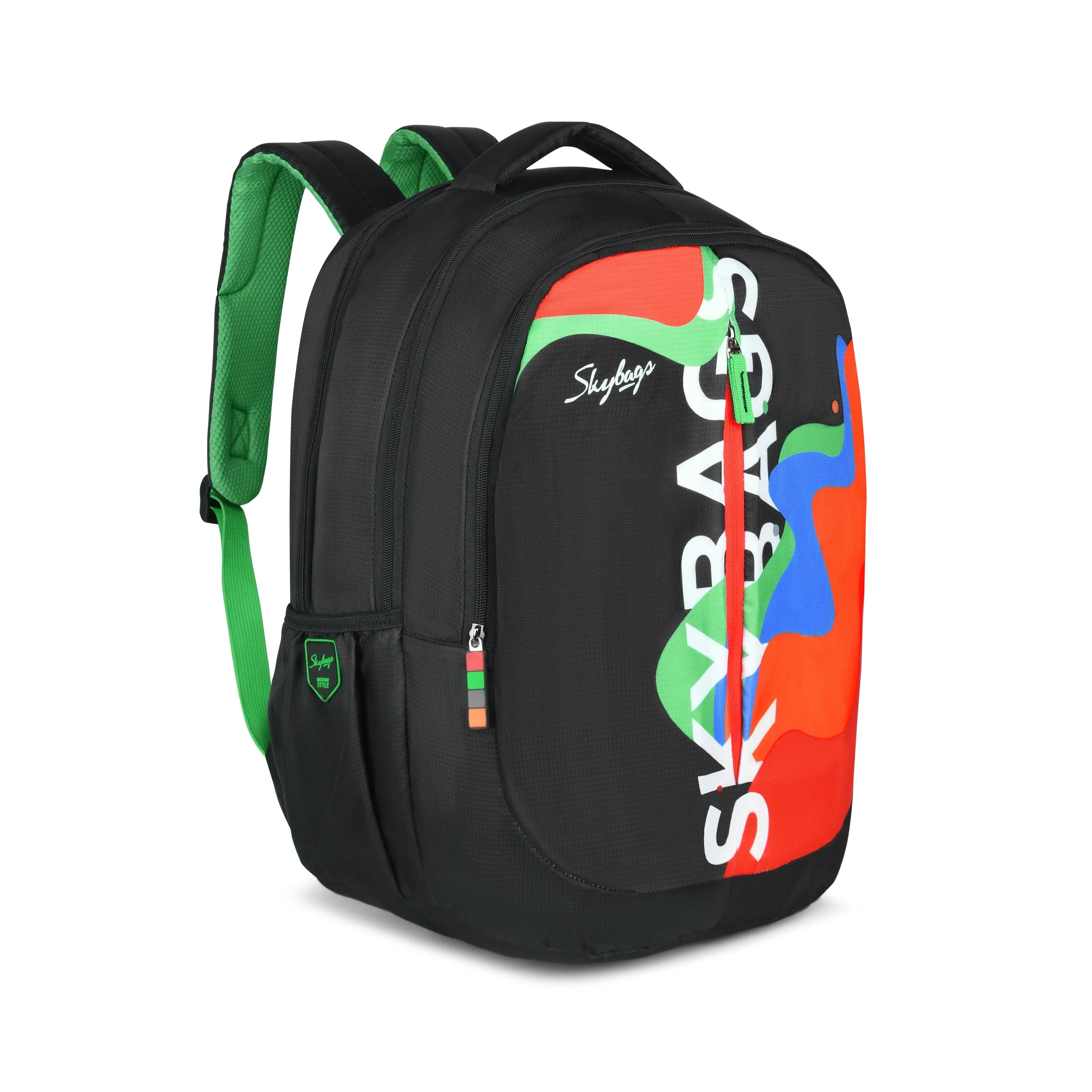 Skybags KLAN 05  SCHOOL BACKPACK BLACK
