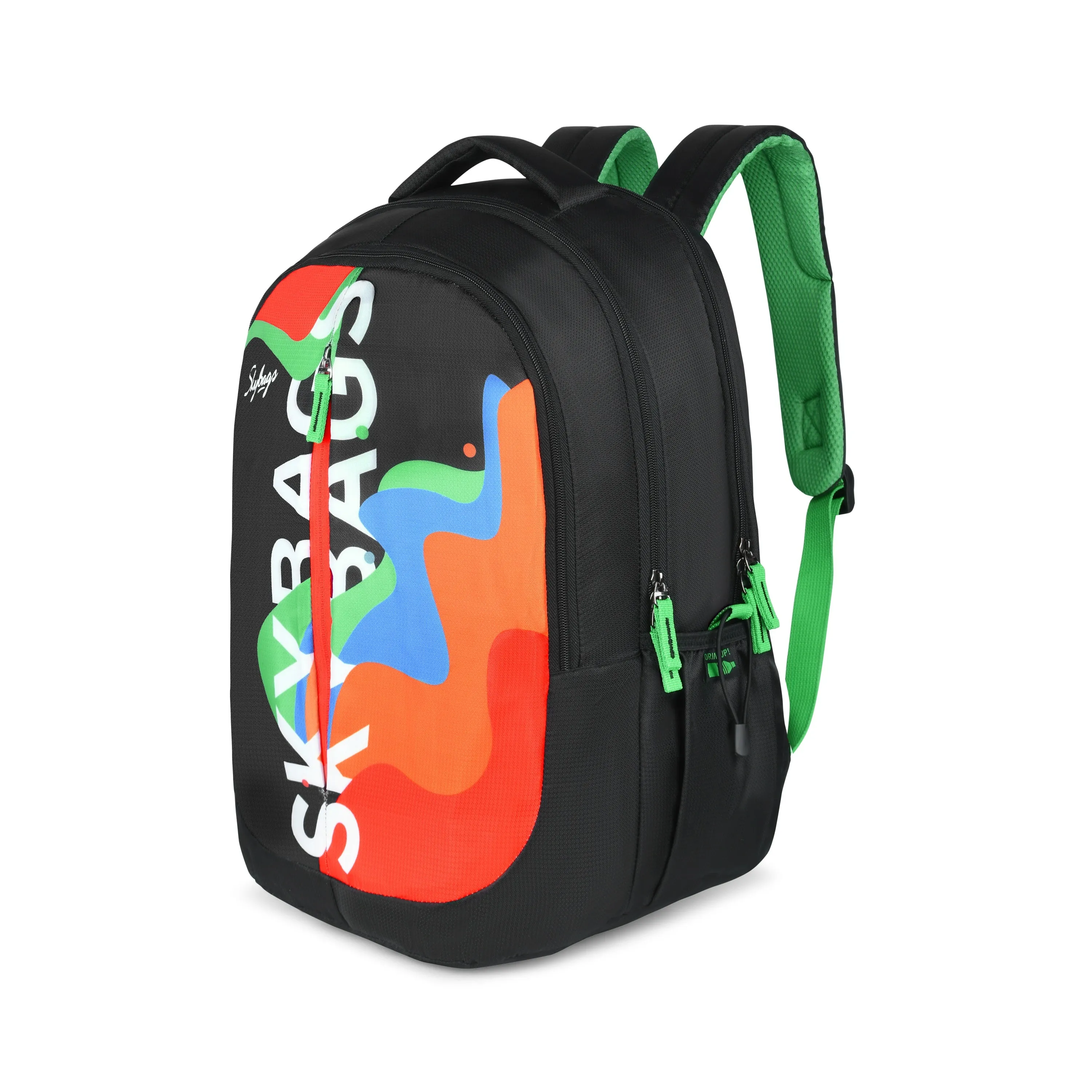 Skybags KLAN 05  SCHOOL BACKPACK BLACK