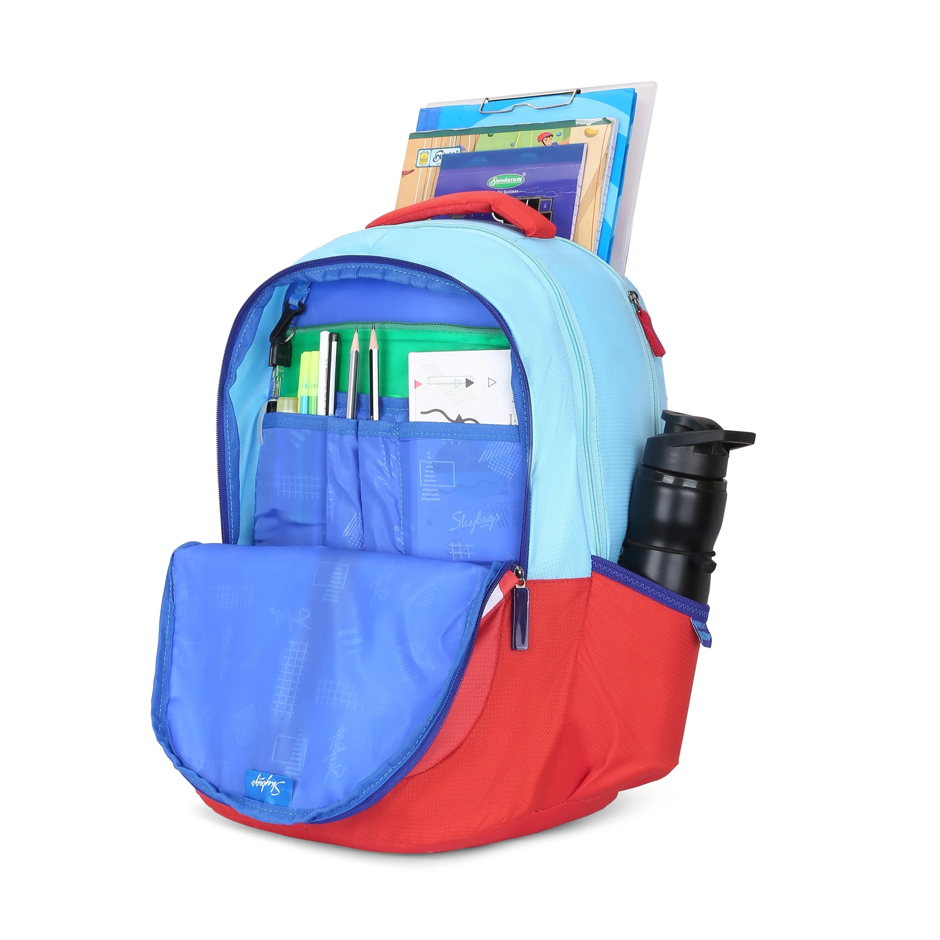 Skybags KLAN 06 SCHOOL BACKPACK SKY BLUE