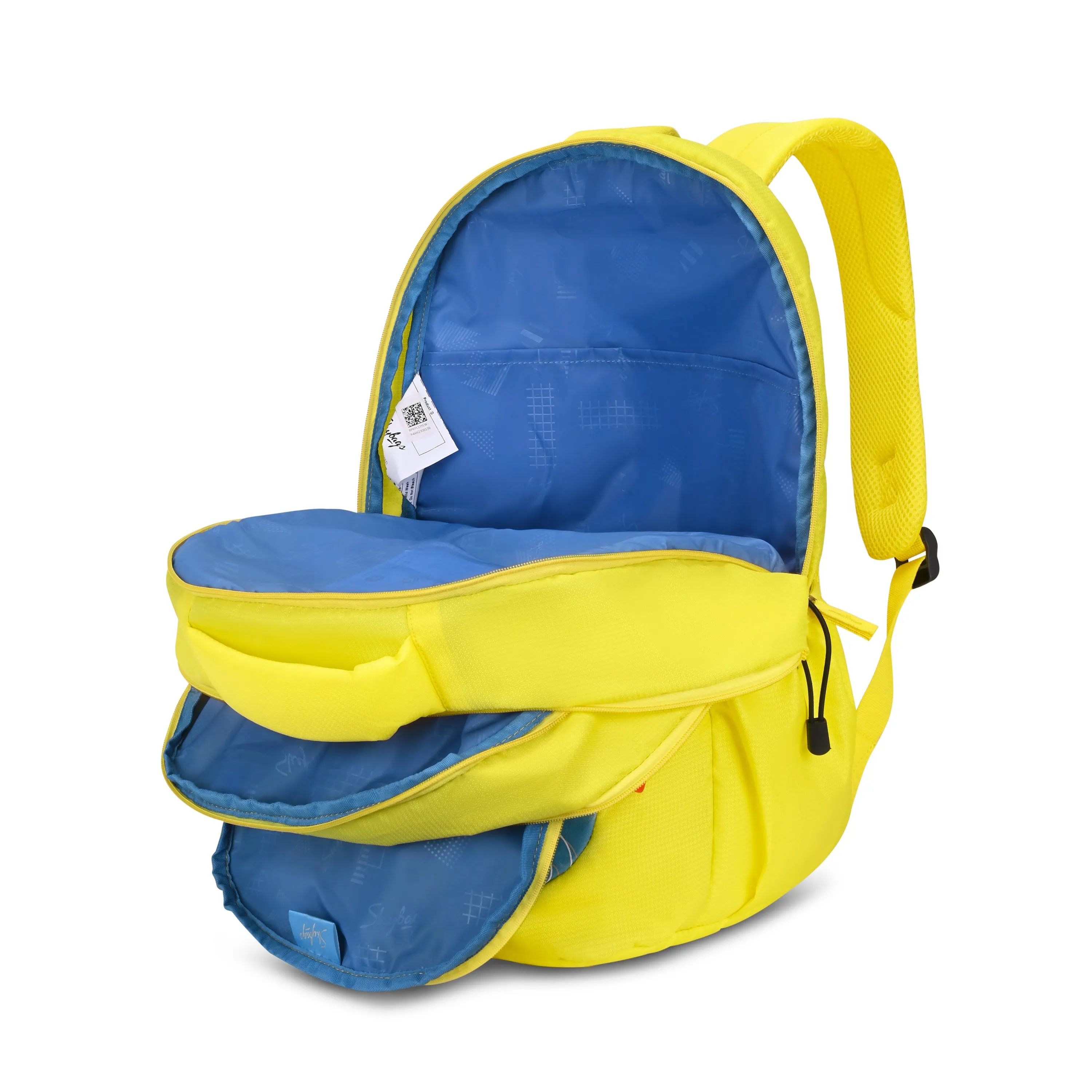 Skybags KLAN PLUS 03 SCHOOL BACKPACK YELLOW