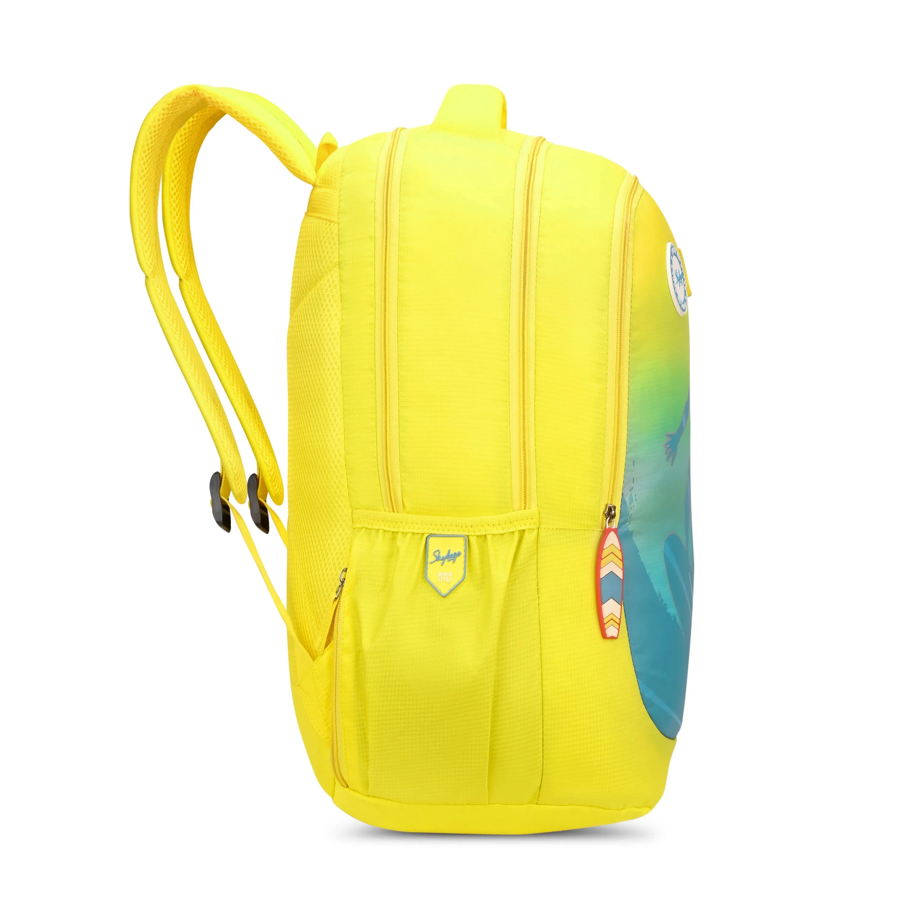 Skybags KLAN PLUS 03 SCHOOL BACKPACK YELLOW