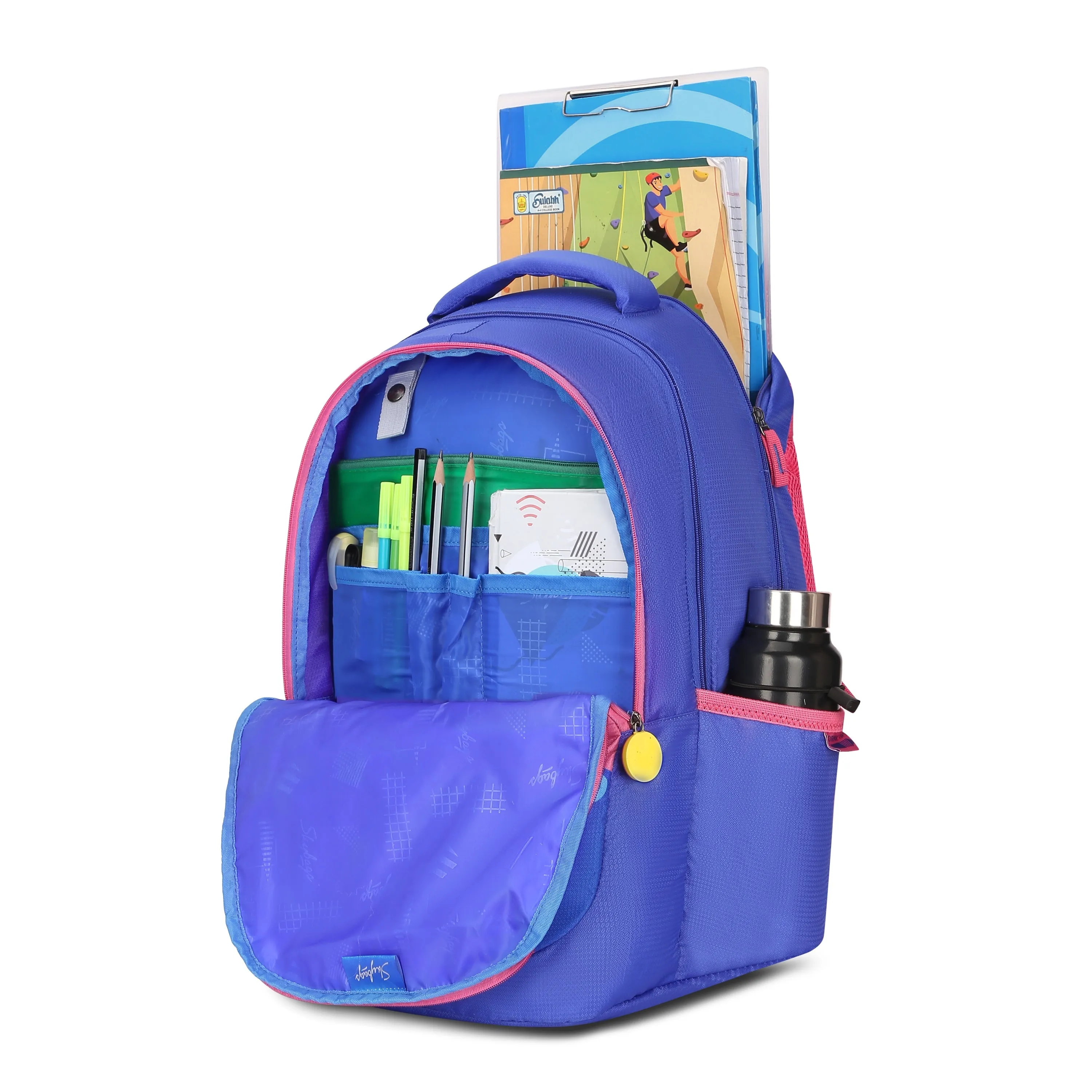 Skybags KLAN PLUS 08 SCHOOL BACKPACK BLUE