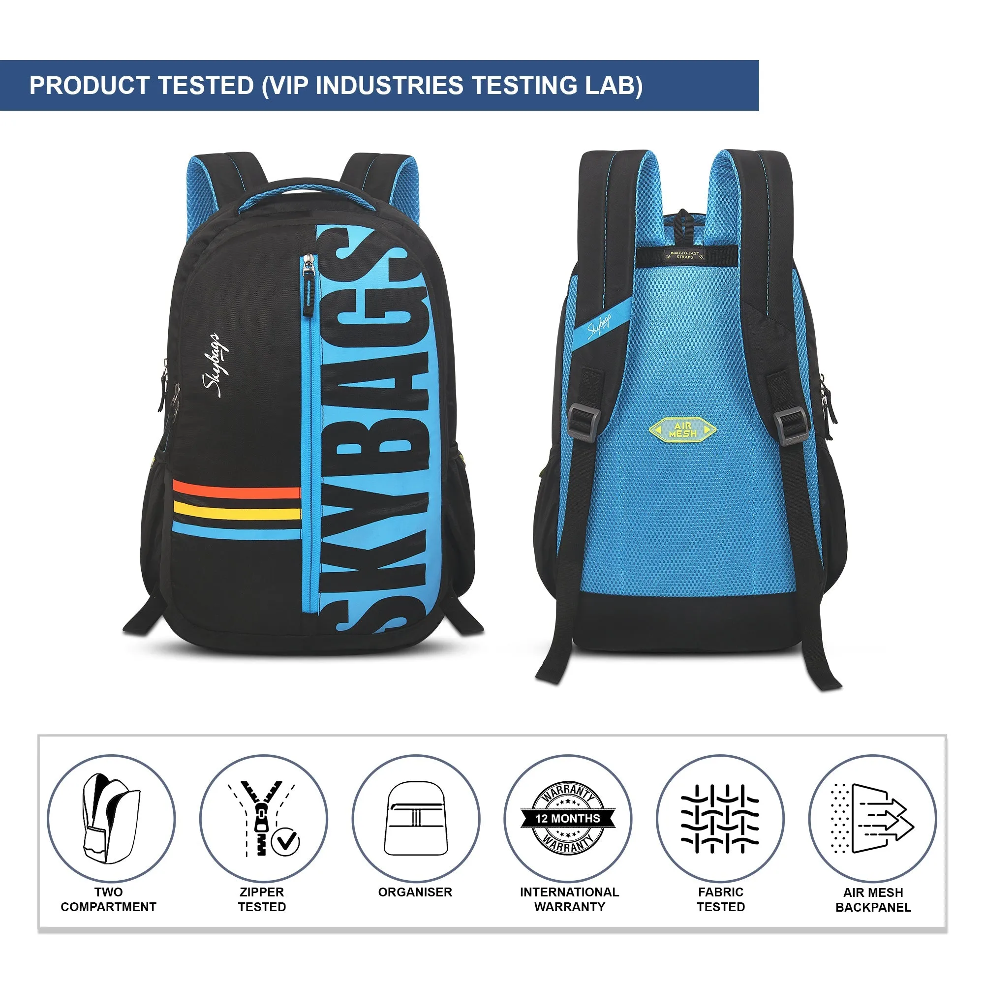 Skybags KREW 01 LAPTOP BACKPACK (H)