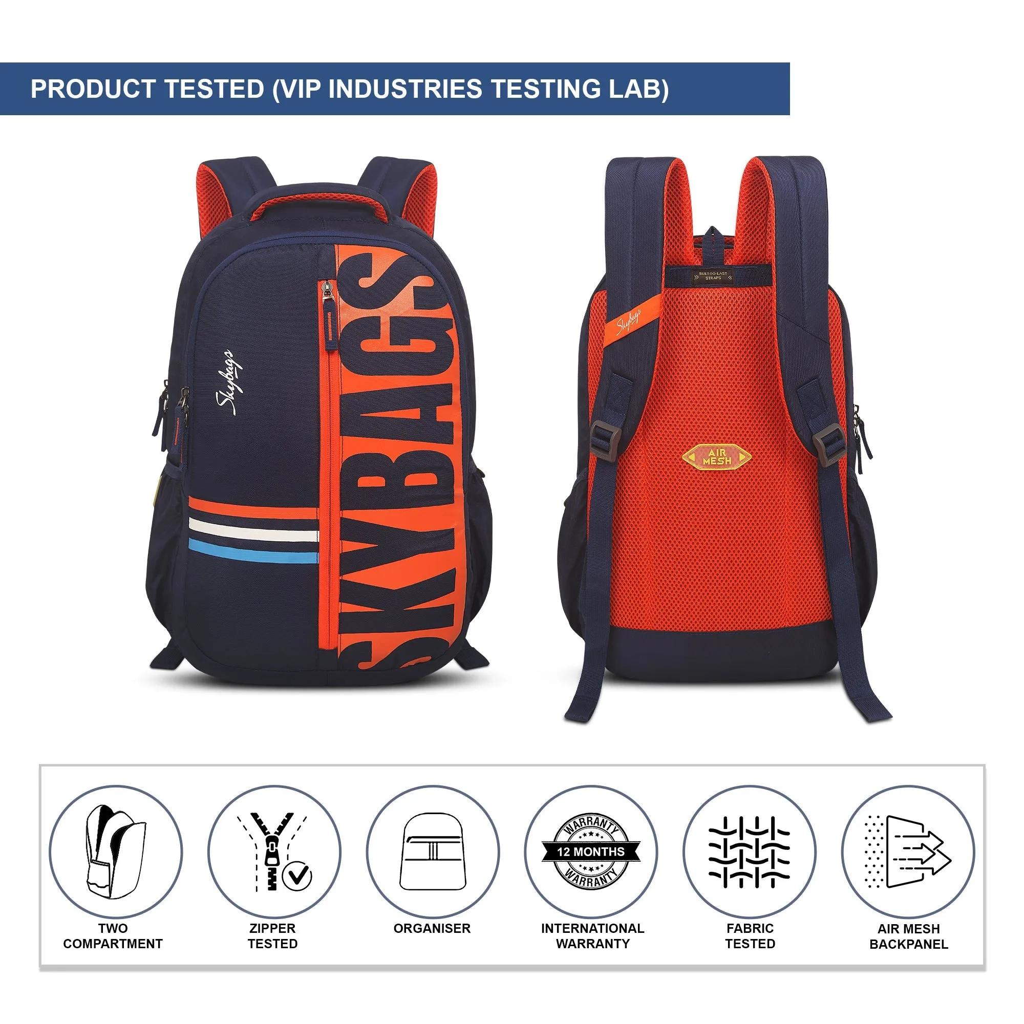 Skybags KREW 01 LAPTOP BACKPACK (H)