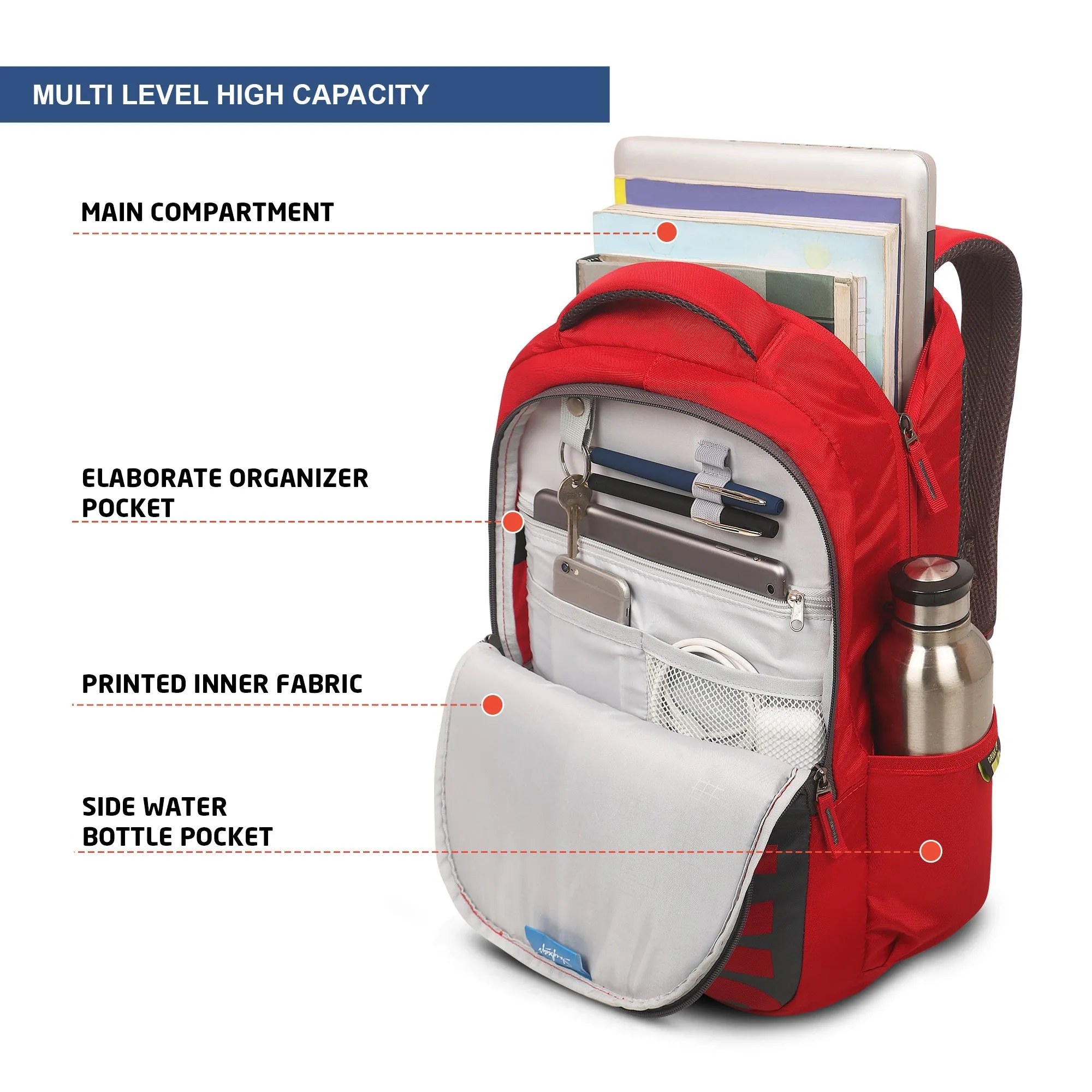 Skybags KREW 01 LAPTOP BACKPACK (H)