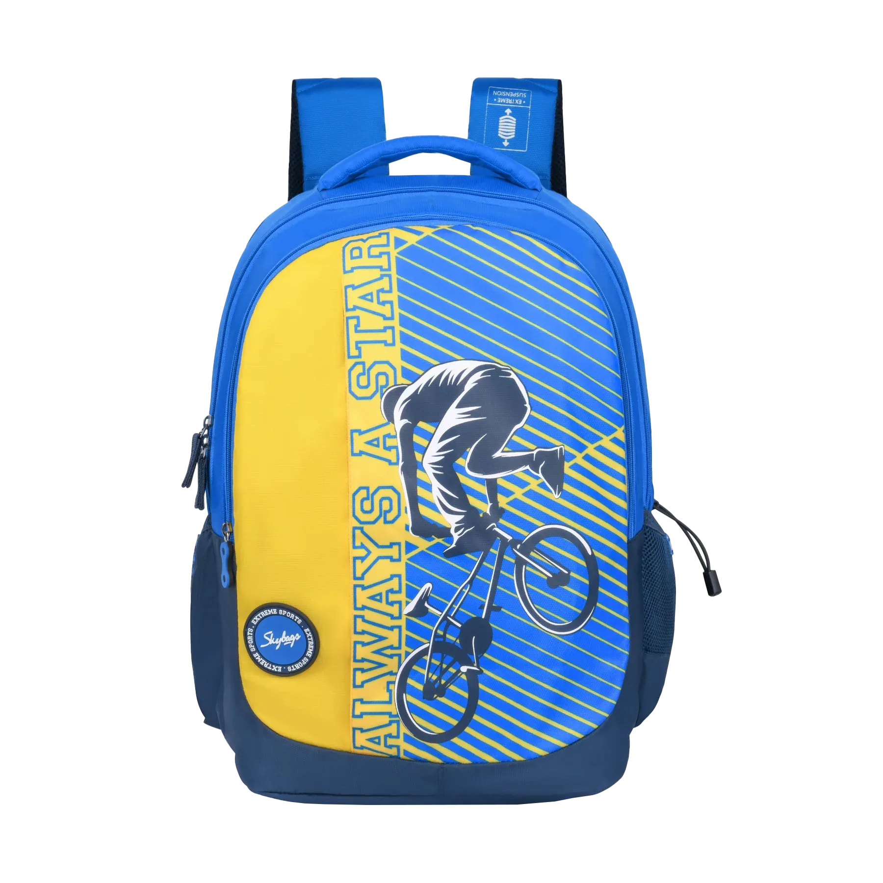 Skybags Squad Pro 01  School Backpack Blue