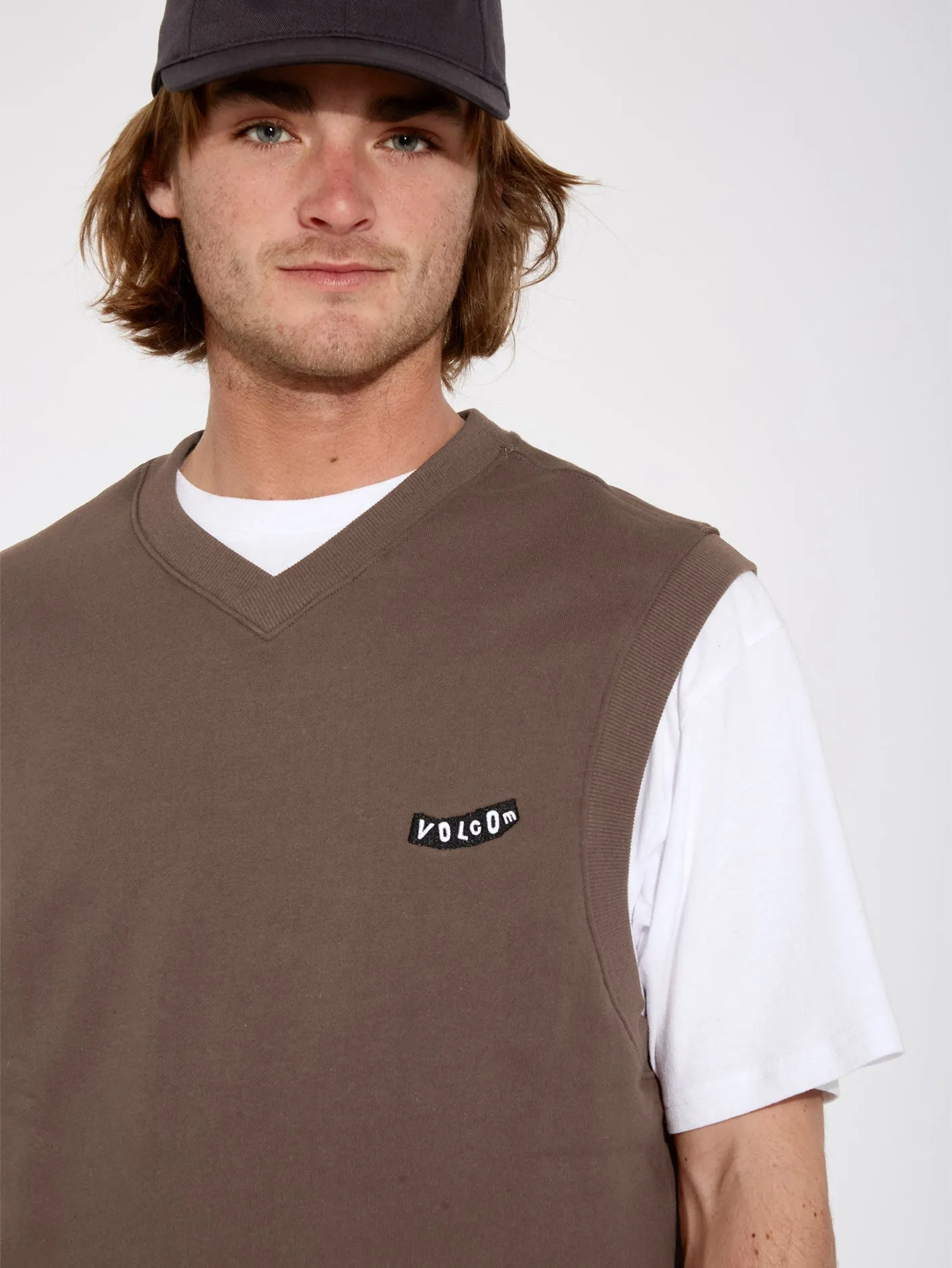 Sleeveless Sweatshirt - BURRO BROWN