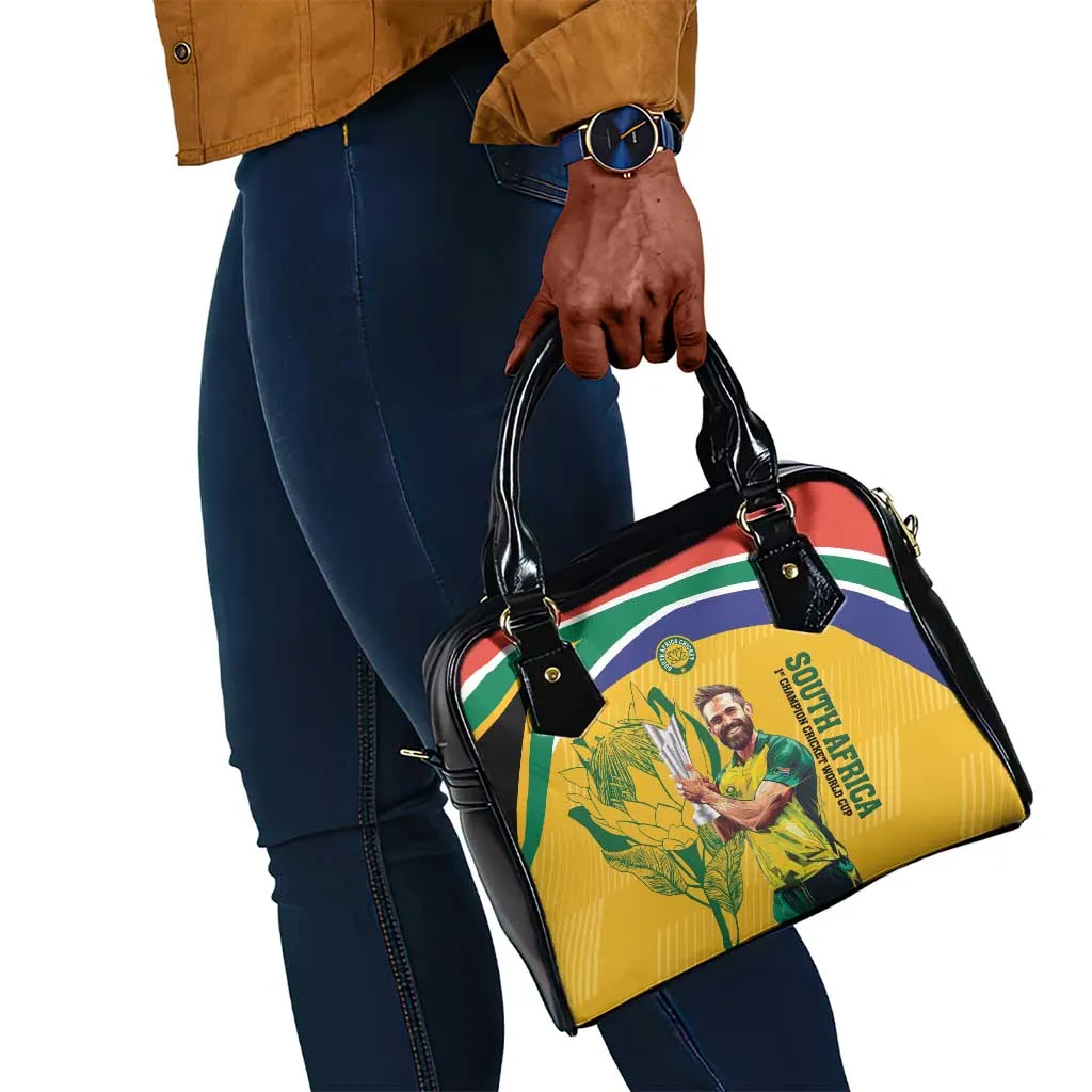 South Africa Cricket Shoulder Handbag 1st Champions World Cup Proud Of Our Boys LT14