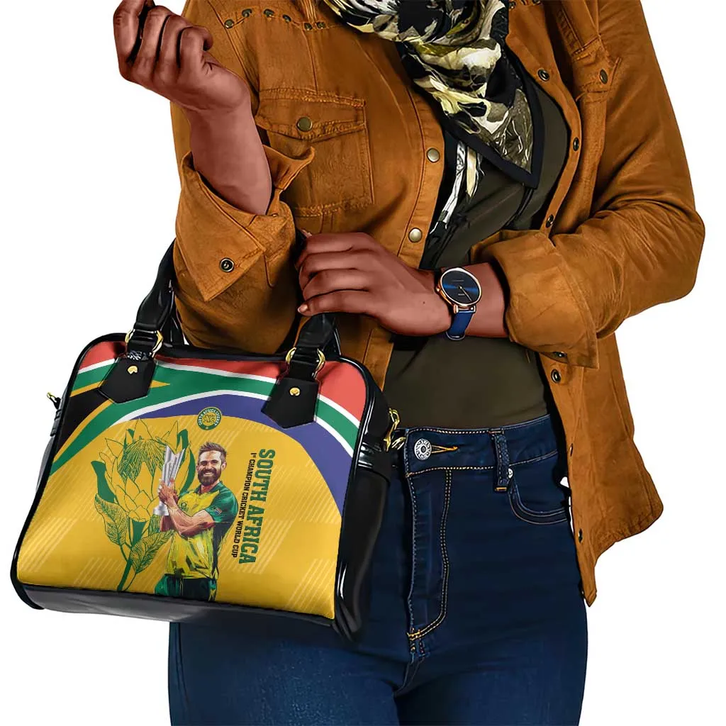 South Africa Cricket Shoulder Handbag 1st Champions World Cup Proud Of Our Boys LT14
