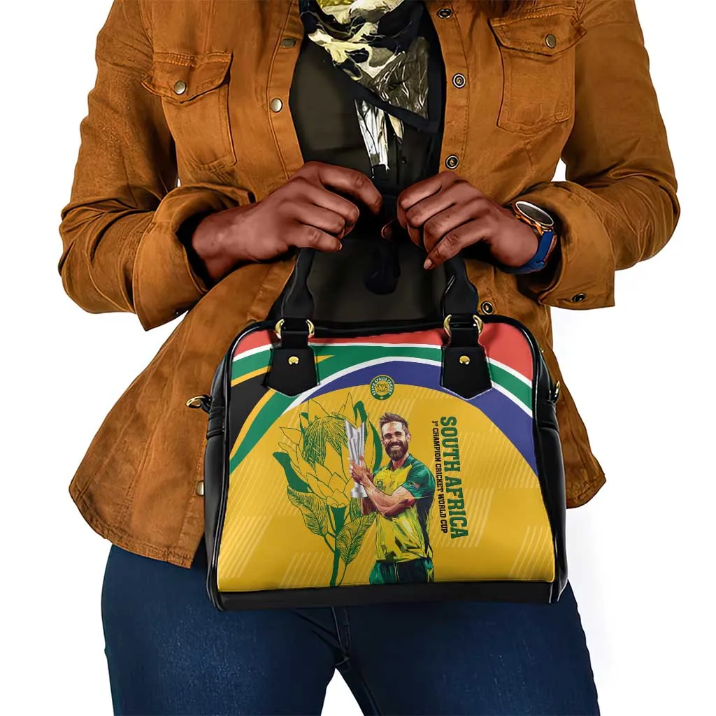 South Africa Cricket Shoulder Handbag 1st Champions World Cup Proud Of Our Boys LT14