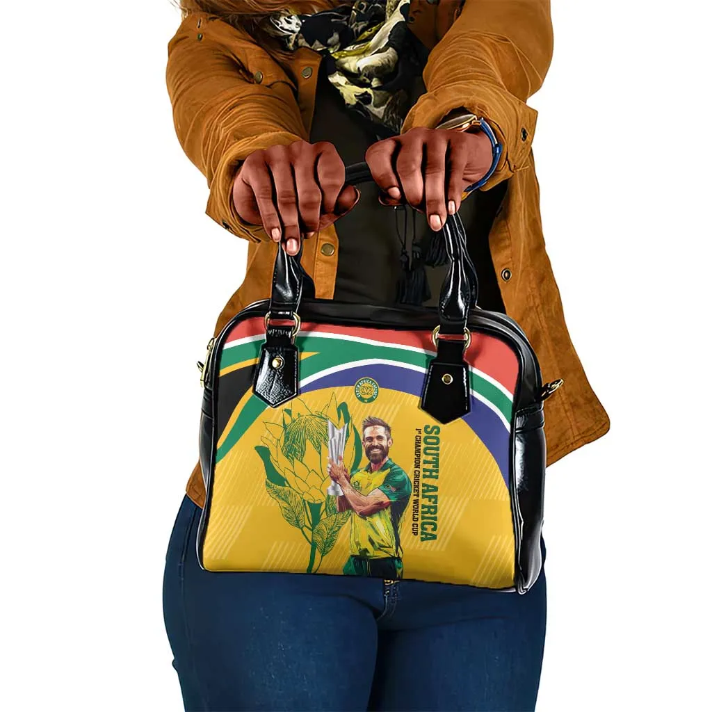 South Africa Cricket Shoulder Handbag 1st Champions World Cup Proud Of Our Boys LT14
