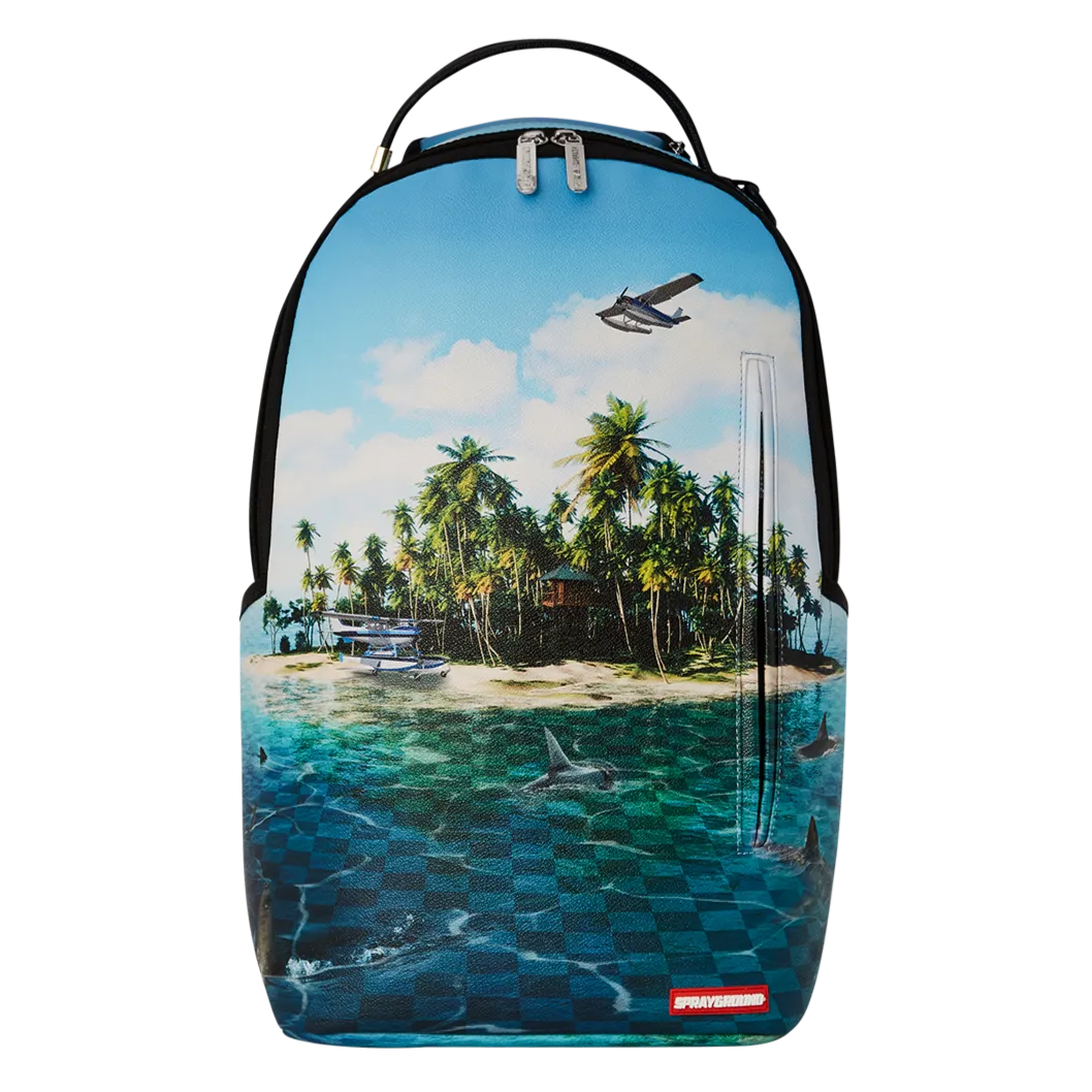 Sprayground Shark Island Headquarters Deluxe Backpack