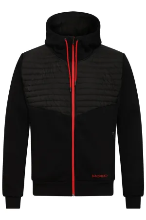 Sundried Matterhorn Mens Quilted Hoodie