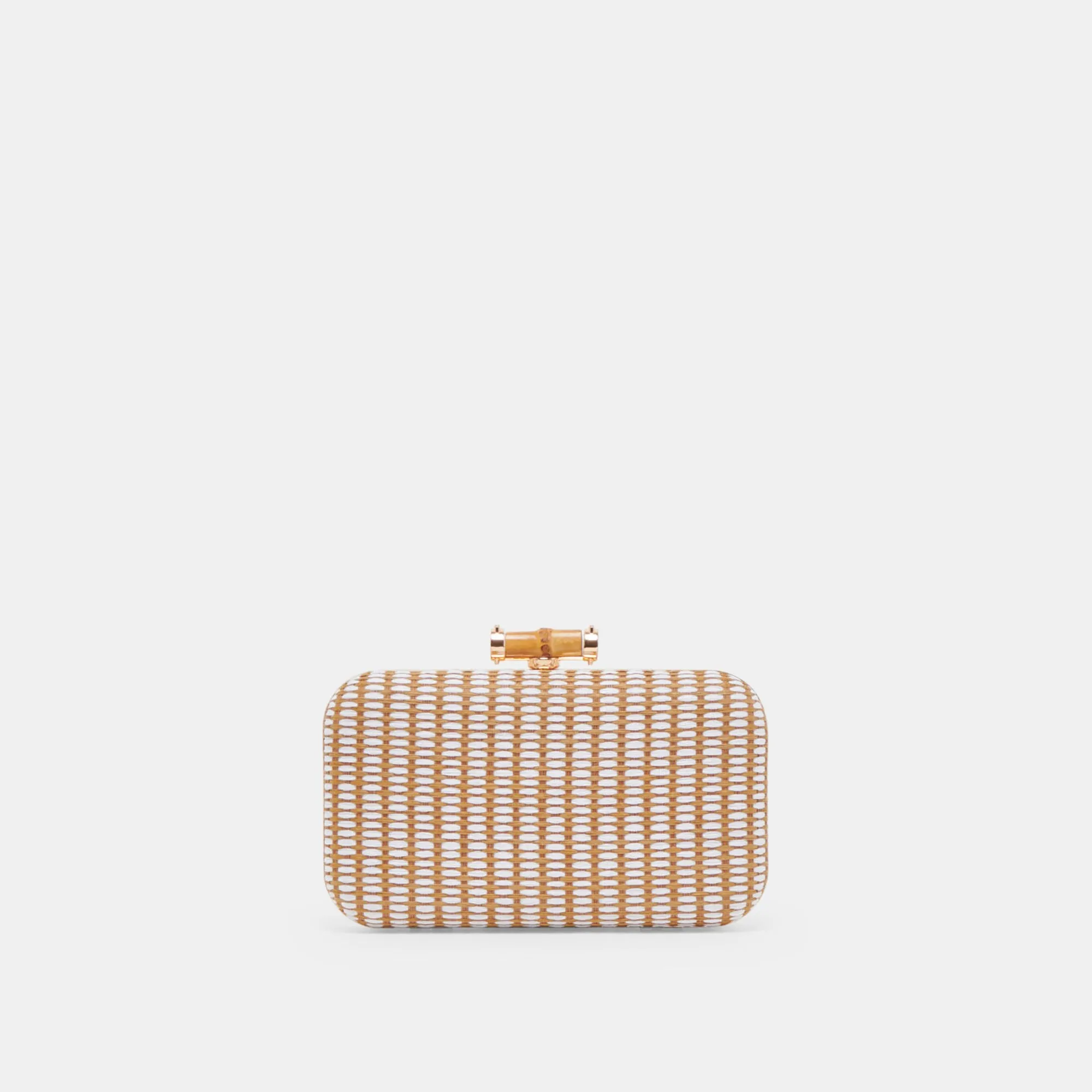 SYMI CLUTCH NATURAL RAFFIA