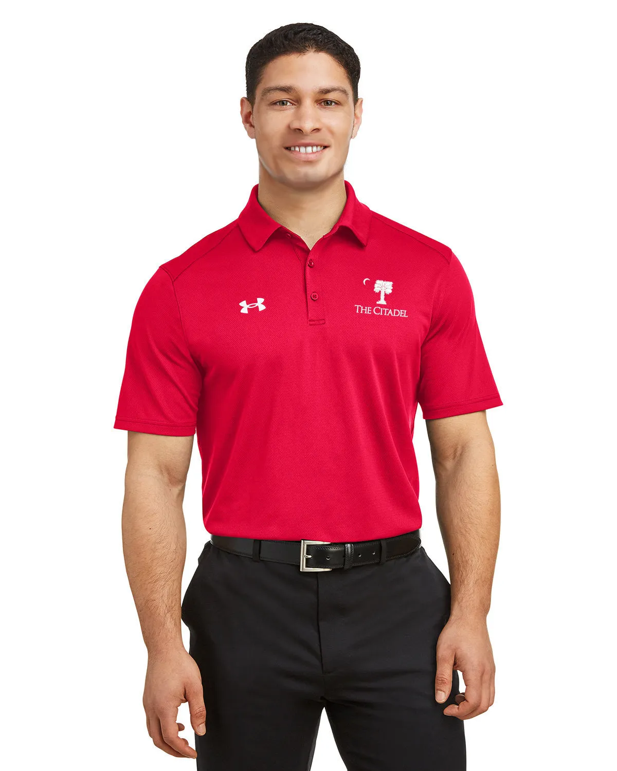 The Citadel, Big Red logo, Under Armour Men's Tech™ Polo